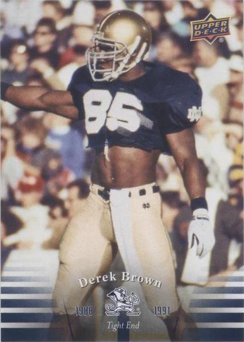 2013 Upper Deck University of Notre Dame Derek Brown #56 - 1 of 2