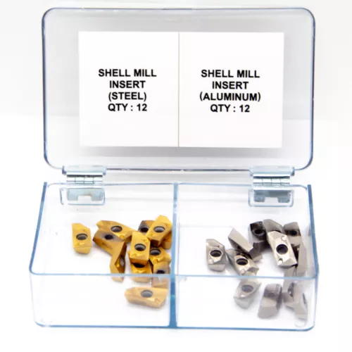11B5190816 Shell Mill Inserts & Case KC725M (12 Pcs) / KC410M (12 Pcs)