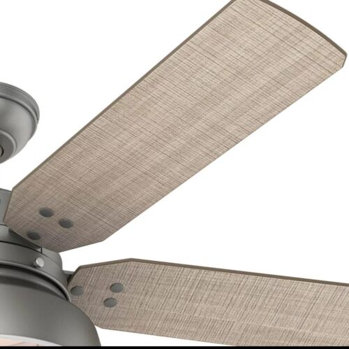 Hunter 52" Mill Valley Outdoor Ceiling Fan LED Light Pull Chain Farmhouse Rustic - Picture 12 of 12