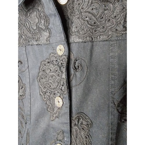 Laura Ashley Women's Navy Blue Jacket Size 1X - Picture 2 of 9