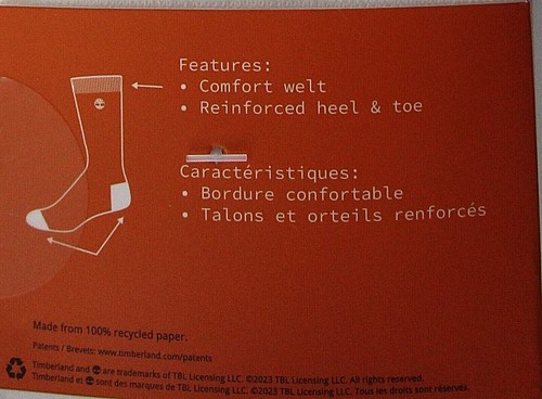 Timberland Womens' Super Soft Crew Socks 5 Pairs Size 6.5 - 9.5 - NWT - Picture 6 of 20