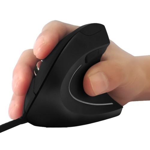 ECOiNVA Wired Vertical Mouse Laptop Computer Mouse Adjustable DPI Breath Light - Picture 5 of 7