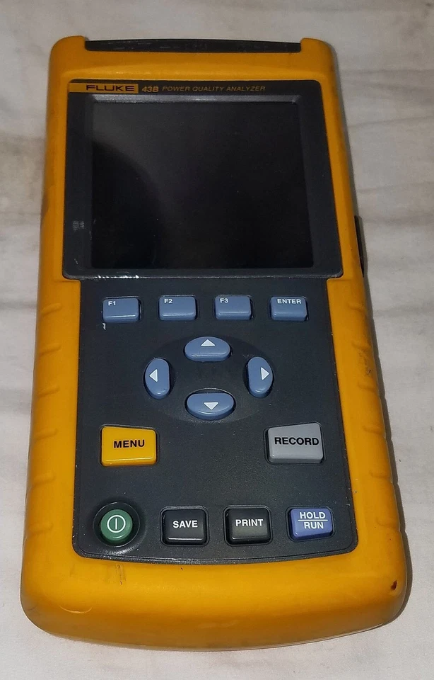 FLUKE 43B ANALIZADOR DE CALIDAD ELÉCTRICA ¡Solo!  SIN ADAPTADOR DE CORRIENTE AC SIN CABLES SIN ESTUCHE Foto 2 de 4
