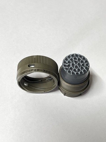 ITT Cannon KPSE 32 Position Circular Connector Plug Crimp Socket KPSE06F18-32S - Picture 5 of 10