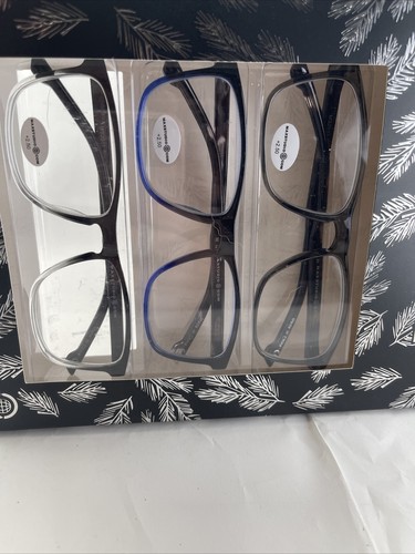 NIB +2.50 Box Set 3 Pairs M By Max Studio Reading Glasses Readers - Picture 8 of 12