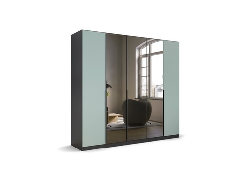 Rauch Skyla Hinged 5 Door Wardrobe With Sage Grey Outer door - Picture 21 of 27