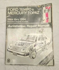 1984-1994 FORD TEMPO MERCURY TOPAZ HAYNES REPAIR MANUAL 36078