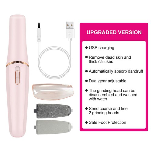 Electric Foot Grinder Pedicure File Machine Hard Dead Skin Callus Remover Tool - Picture 8 of 18