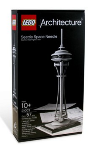 Lego Seattle Space Needle 21003 Architecture Minifigure Building Set - Picture 1 of 2