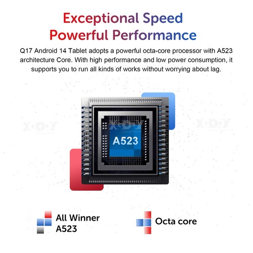2025 NEW Q17 PRO Wifi Tablet Android 15 PC 16GB+256GB Tablets 11.1 Inch 8000mAh - Picture 9 of 16
