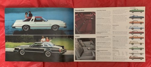 1977 Ford "THUNDERBIRD / LTD / MUSTANG / PINTO +"- Original Car Brochure - Picture 2 of 5