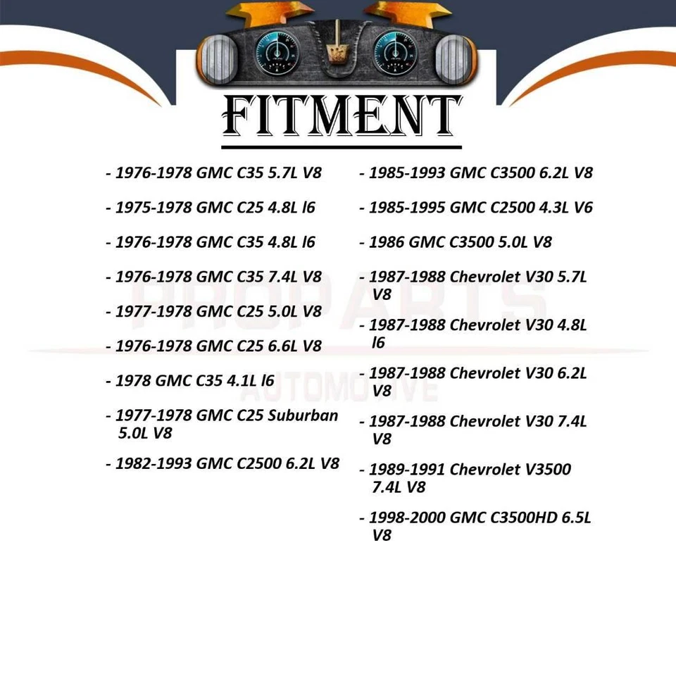 Cilindro de rueda de freno trasero 2PCS para 1974 GMC C25/C2500 Suburban 5.7L Foto 3 de 4