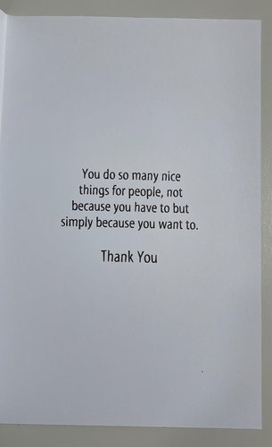 THANKS SO MUCH THANK YOU GREETING CARD, NEW WITH ENVELOPE - Picture 2 of 2