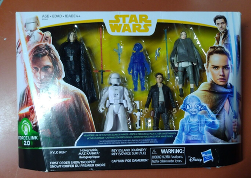 Star Wars 5 pack Featuring Holographic Maz Kylo Rey Force Link Box Set NEW 2017 - Picture 1 of 6