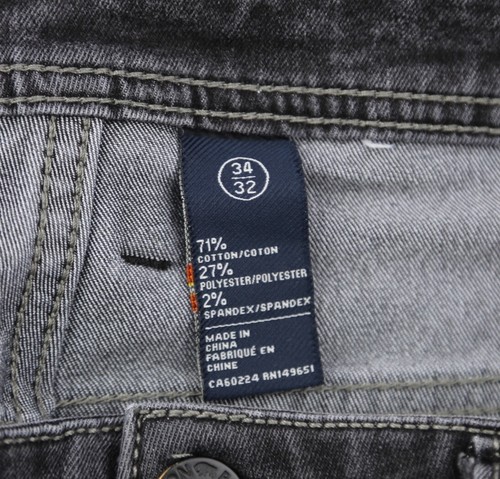 Pantalones de mezclilla para hombre Buffalo David Bitton Evan X básicos ajustados negros talla 34x32 (Sr 36x31) - Imagen 3 de 9