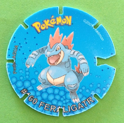 FLY TAZO POKEMON EC #160 FERALIGATR 2022 Johto PERU South America Fly Pogs Taps