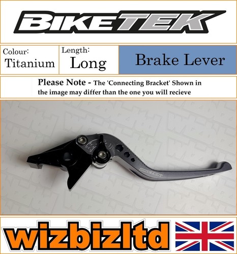 Yamaha YZF-R1M 2015-2019 [Long Titanium] [Biketek Pro Adjustable Brake Lever] - Picture 3 of 12
