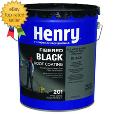 201 Fibered Black Asphalt Roof Coating 4.75 Gal.
