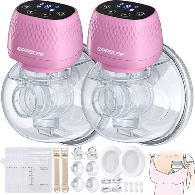 Wearable Breast Pump, Hands Free Breast Pump, Electric Portable Breast Pump