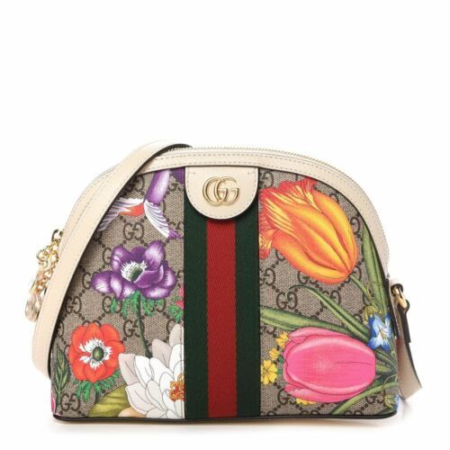 Gucci Unisex Black/Rainbow GG Supreme Psychedelic Card Holder Wallet 601098  1058