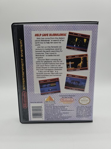 A Boy And His Blob Trouble On Blobolonia (NES) Loose Cart With Bit Box Case - Picture 3 of 8