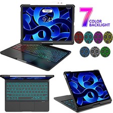 Backlit Touchpad Keyboard Case With Rotate For iPad Air 4th 5th Gen Pro 11" 2023