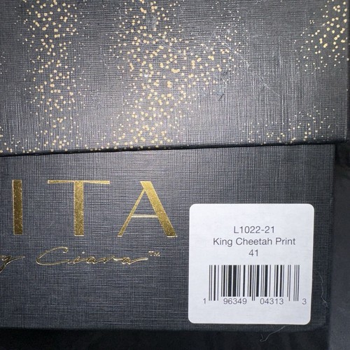 Lita By Ciara Womens King Cheetah Print New In Box Slides Sandals Sz US 10.5 - Picture 4 of 4