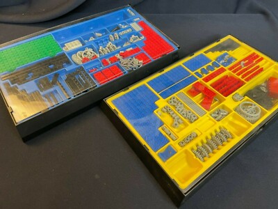 Lego Storage Box Case Bin For NXT EV3 Mindstorms Technic; pieces incl; lot of 2