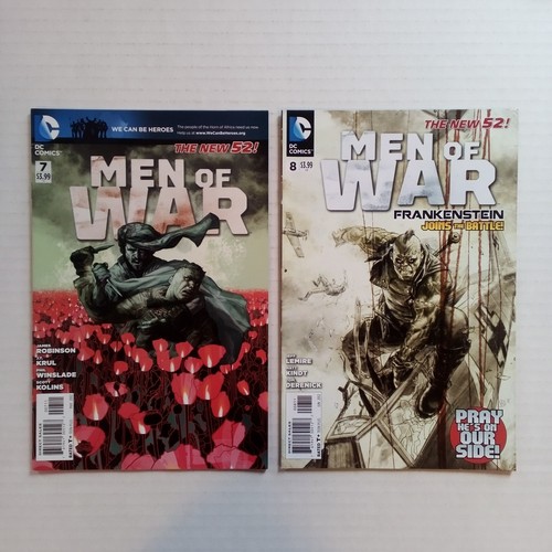 Men of War #1-8 Complete Set (2011) DC Comics -Joe Rock and the Easy Company- - Picture 8 of 9