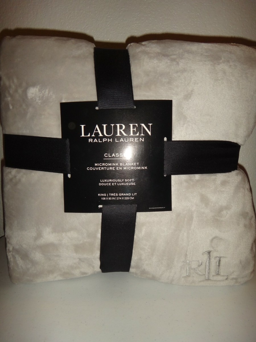 Ralph lauren micromink plush blanket hotsell