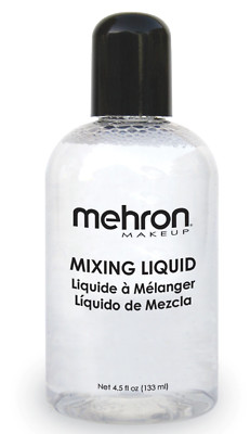 MEHRON MIXING LIQUID_STAGE MAKEUP FACE BODY,SPECIAL EFFECTS SEALER _4.5 OZ/133ML