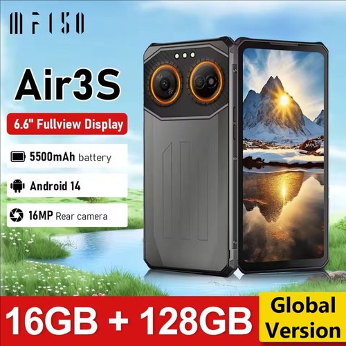 IIIF150 Air3S Rugged Phone Waterproof 5500mAh 16MP Global Version 6.6'' HD+ 90Hz - 第 1/17 張圖片