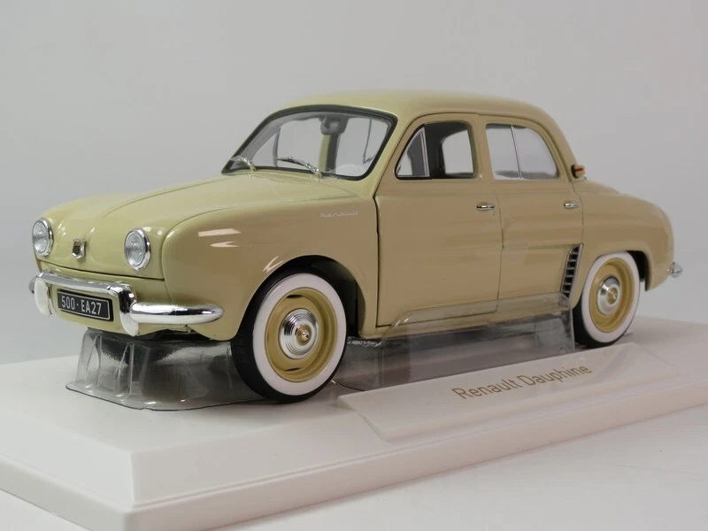 NOREV 1/18 - Renault Dauphine 1968 Beige - Voiture De Collection Miniature Métal