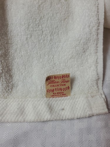 Vintage 2 Piece Towel Set Hand Geese Blue Jillian Rose Collection - Picture 8 of 8