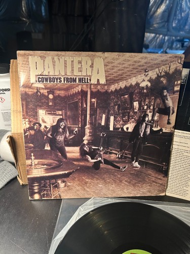 Pantera Cowboys from Hell LP Vinyl Brazil 1990 NIN SOD DOWN anthrax Down - Picture 2 of 12