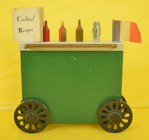 Wonder Barwagen mit 16 Cocktail Rezepte Heft & 5 Plektren/Speeren - Bild 1 von 7