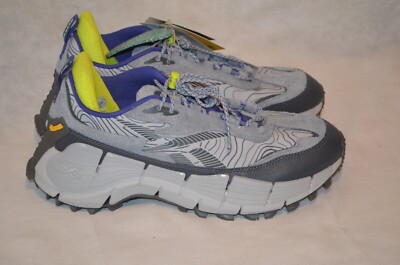 Size 10 - Reebok Zig Kinetica 2.5 Edge Grey Lime for sale