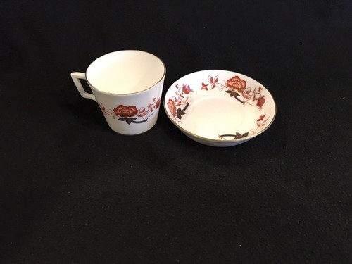 TAZA PLANA Y PLATILLO DE PORCELANA BALI (ELY-CHELSEA) QUEEN ANNE A1100 - Imagen 9 de 11