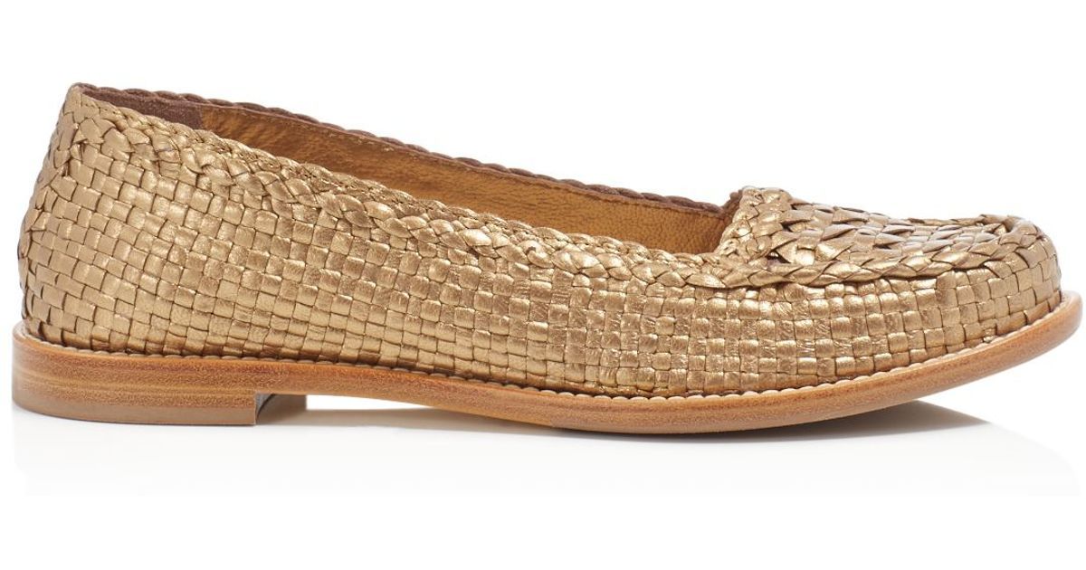 Aquatalia Jacey resistente a la intemperie Metálico Tejido Mocasín Tacón Bajo Talla 10 Aquatalia Jacey resistente a la intemperie intemperie intemperie Metálico Tejido Mocasín Tacón Bajo Talla 10 100% autentico