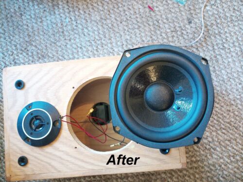 NEW 5.25" 5 1/4" inch Mega Bass mini subwoofer upgrade speaker 8 ohm 200w woofer - Picture 3 of 4