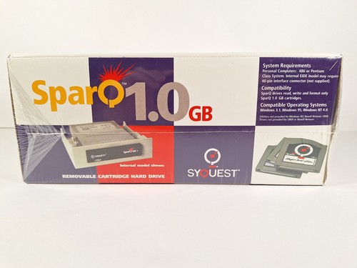 Syquest Sparq 1.0 GB Internal Removable Cartridge Hard Drive Storage 3.5" New - Picture 4 of 6