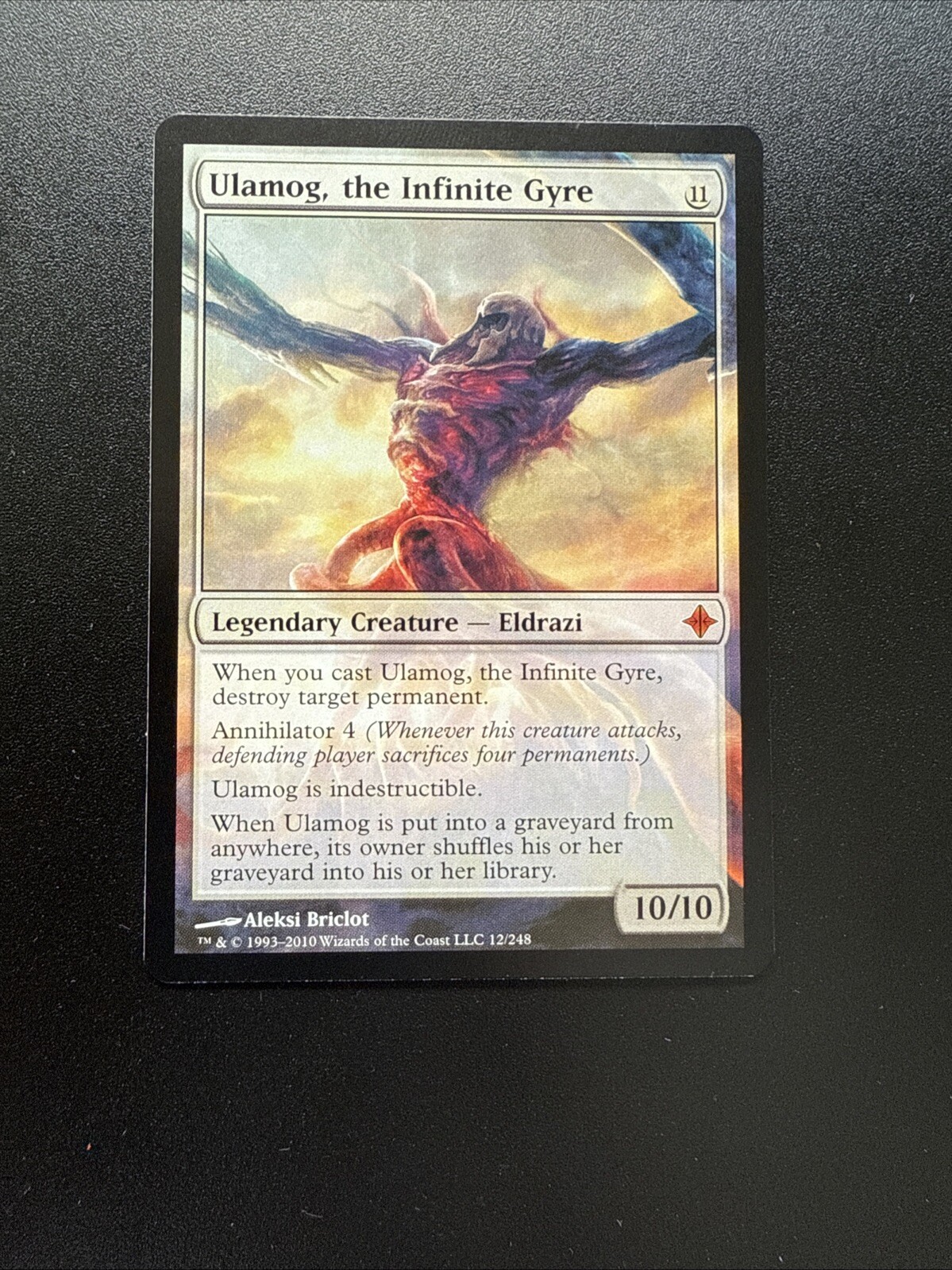 MTG English Ulamog, the Infinite Gyre Mint Normal Rise of the Eldrazi