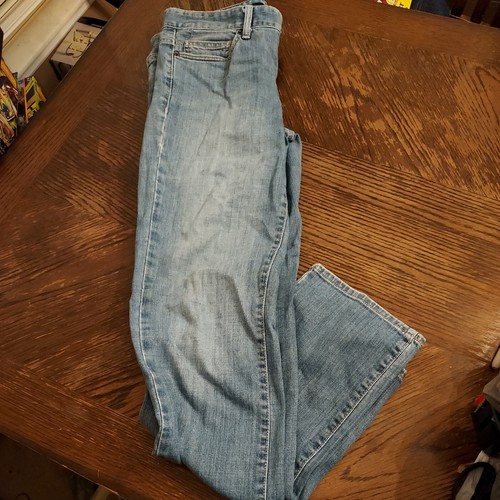 Calvin Klein Jeans Women 28/6 Blue Denim Casual Faded Pants - Picture 2 of 8