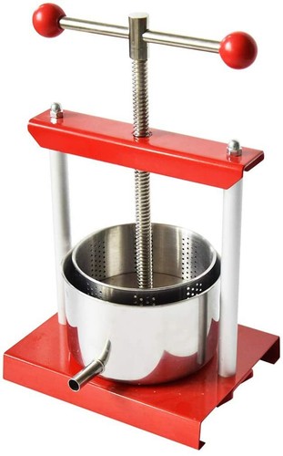 Obstpresse 0,8 Gallonen Presse Aluminium Edelstahl Tinktur Käse Wein EJWOX - Bild 3 von 9