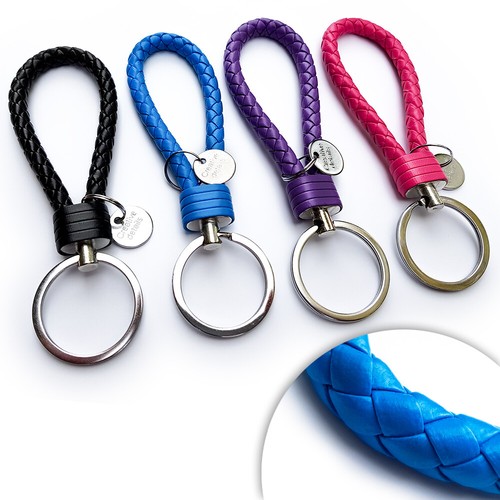 Schlüsselanhänger Schlüsselband Geflochten Schlüsselring Schlaufe Schlinge Edel - Bild 1 von 2