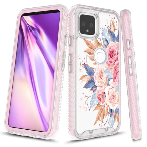 For Google Pixel 5 Slim Graphic Shockproof Protective Hybrid Armor Case - Picture 5 of 8