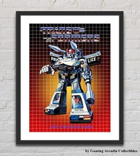 Transformers G1 1984 Prowl Box Artwork Glossy Retro Poster Unframed T0008