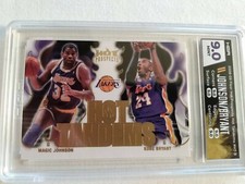 Kobe Bryant Magic Johnson 2008-09 Hot Prospects Hot Tandems HGA 9 - HT-9 - Sweet