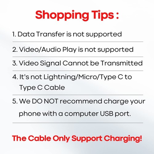 Câble USB Type C 20 pieds (6 m) de long, câble USB 2.0 vers USB C chargeur tressé en nylon Co - Photo 7 sur 9