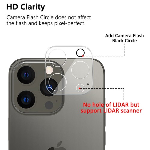 For iPhone 13 12 11 Pro Max Tempered Glass CAMERA LENS Cover Screen Protector - Picture 39 of 60